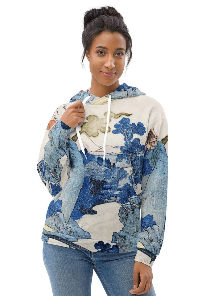 Fuji no Yukei All-Over Print Recycled Unisex Hoodie product image (2)