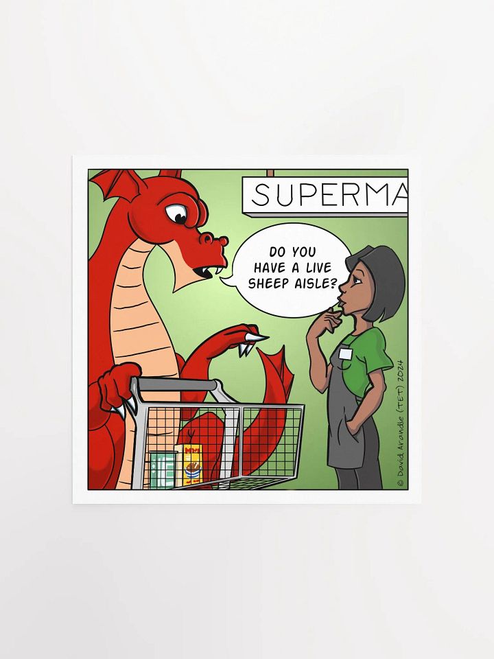 Live Sheep Aisle - Resident Dragon Poster product image (1)