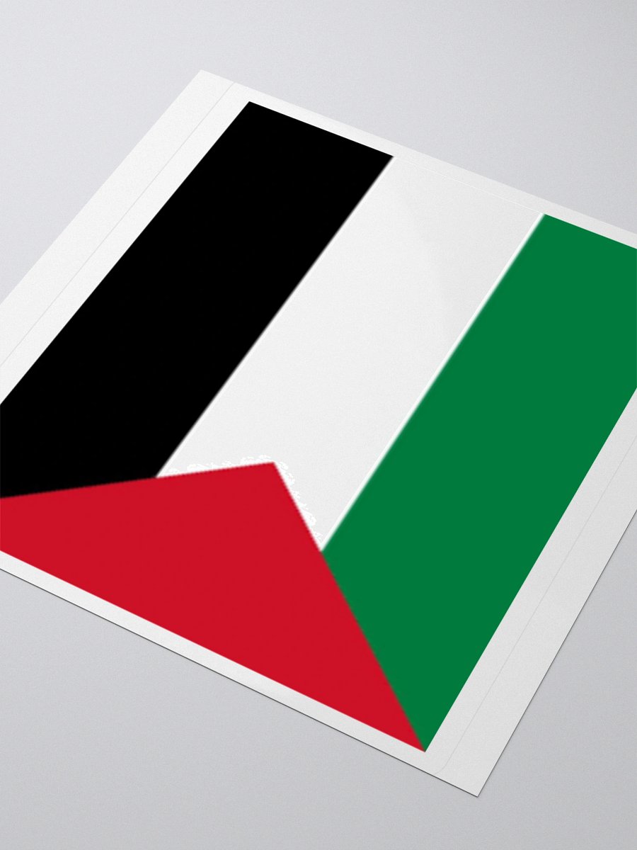 Exclusive Palestinian Flag Kiss-Cut Stickers - High-Quality Vinyl, Multiple Sizes product image (8)