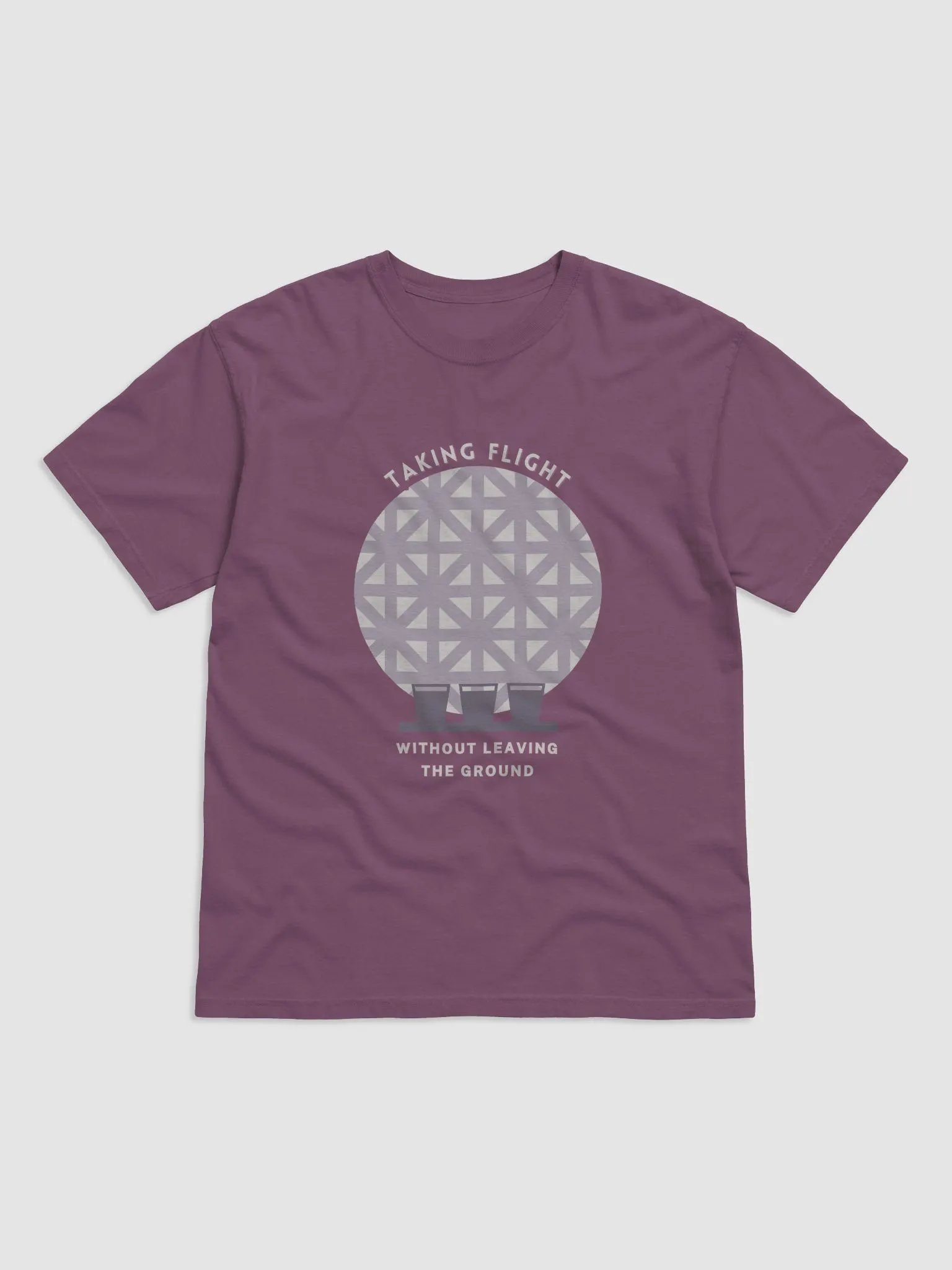 Sipping Around the World Disney Comfort Colors Garment-Dyed Heavyweight T-Shirt gray on dark product image (3)