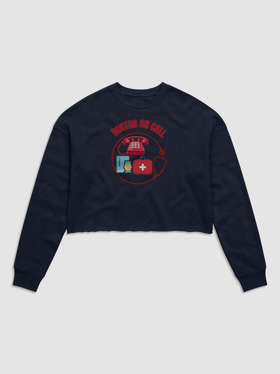 Doctor On Call Fleece Crop Sweatshirt product image (1)