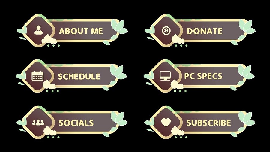 Rustic Nature Twitch Panels product image (1)