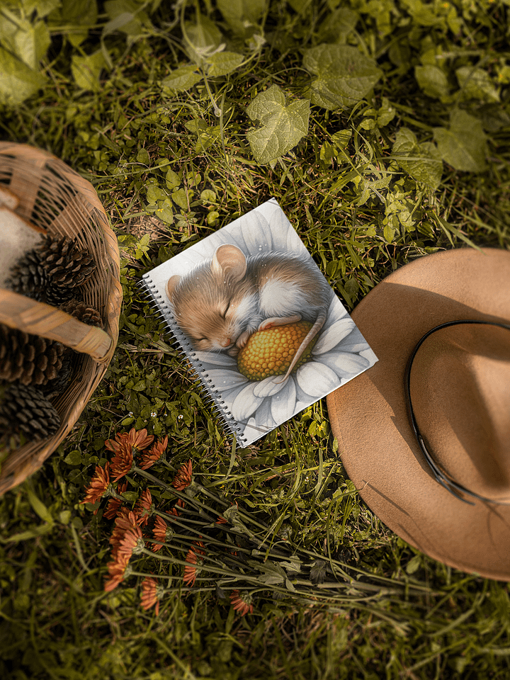 Dreamy Daisy Mouse Spiral Notebook product image (2)