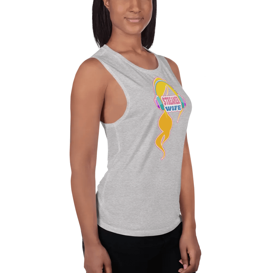 StreamerWife Graphic Muscle Tank (blonde) product image (15)