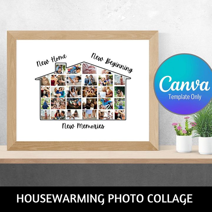 Housewarming Photo Collage Canva Template product image (1)