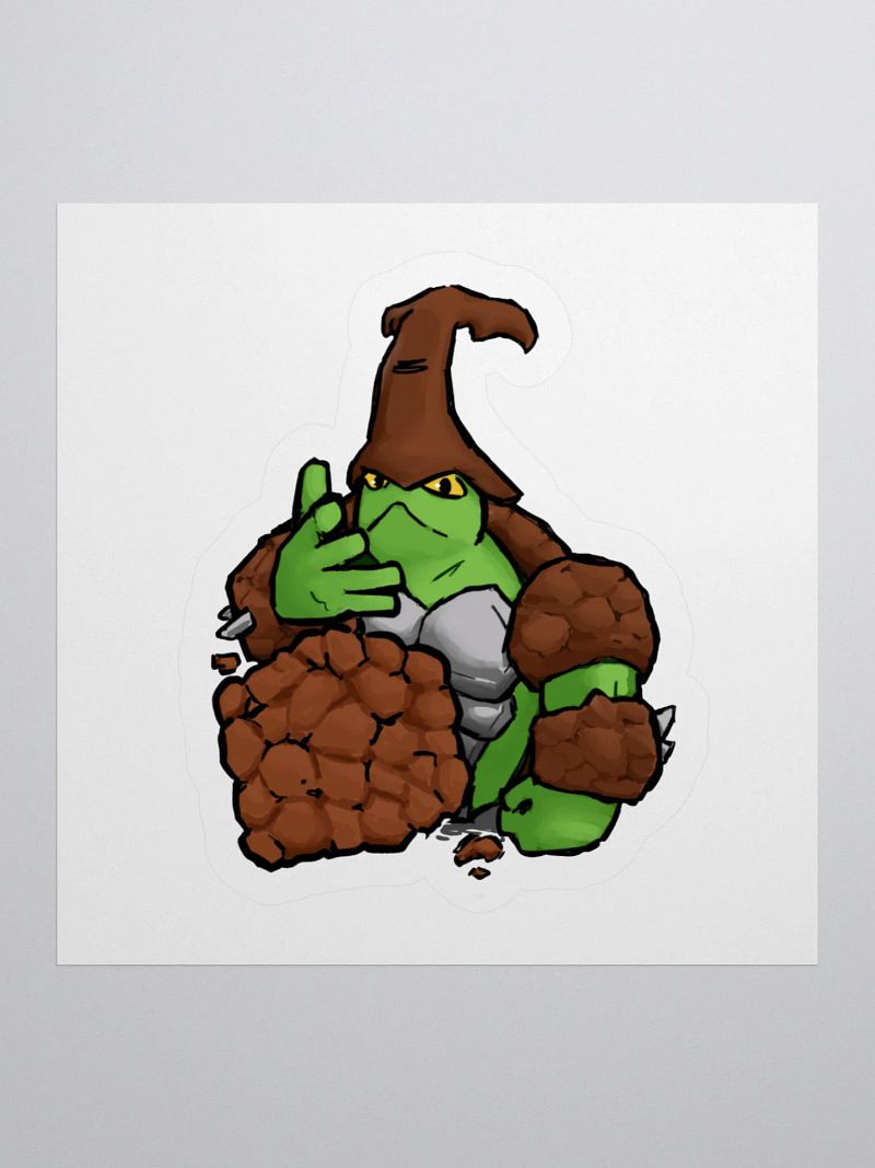 Kragg Rock Be Unto Thee Sticker