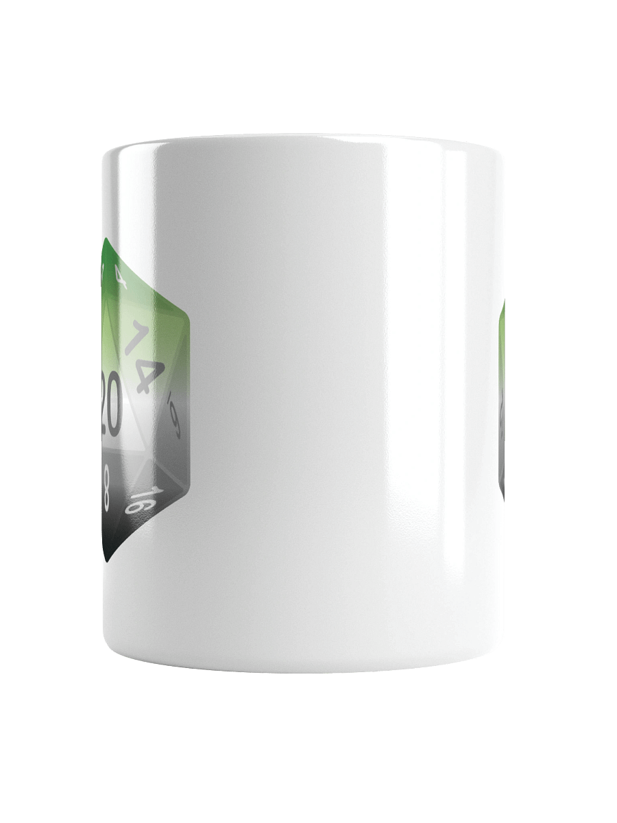 Aromantic Pride D20 Mug product image (13)