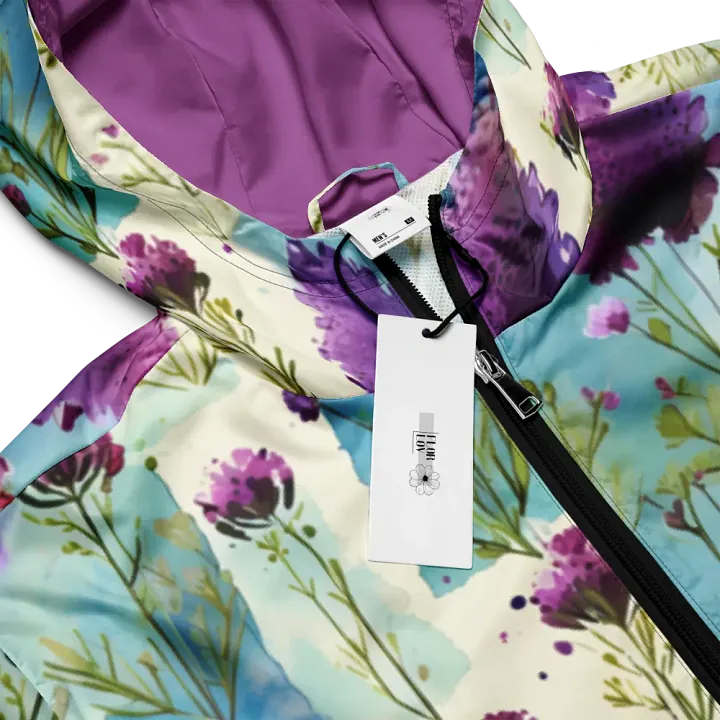 Violet Adventure All-Over Print Windbreaker product image (2)