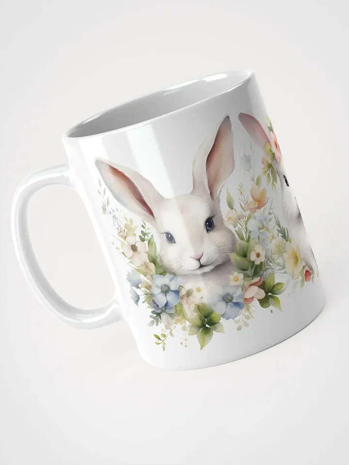 Floral Wonderland White Glossy Mug product image (2)
