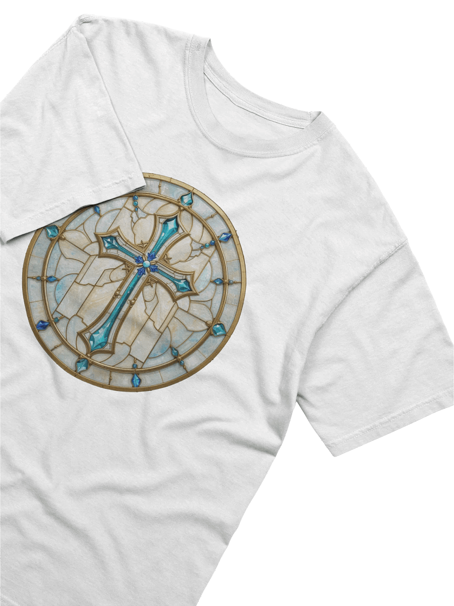 Divine Cross Stained Glass T-Shirt product image (2)