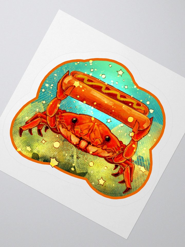 Glizzy Crab Sticker product image (6)