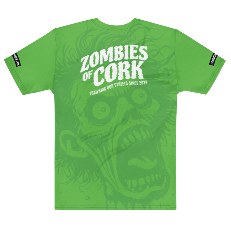 Zombie Floating Head Allover Print T-Shirt (Zombie Green Version) product image (4)