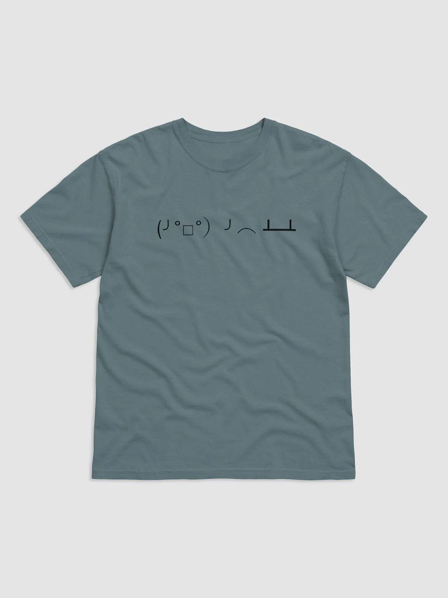 ASCII Face Table Flip T-Shirt product image (1)