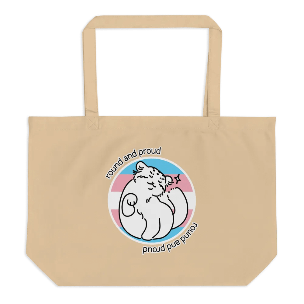 Round and Proud Manul Transgender Version - Tote Bag product image (1)