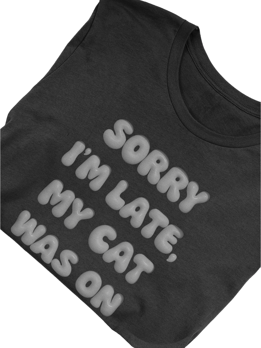 Pawsitively Late Womens Tee product image (3)