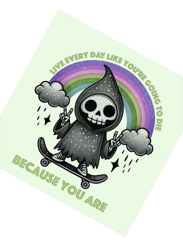 Live Every Day Sticker (Green) product image (2)