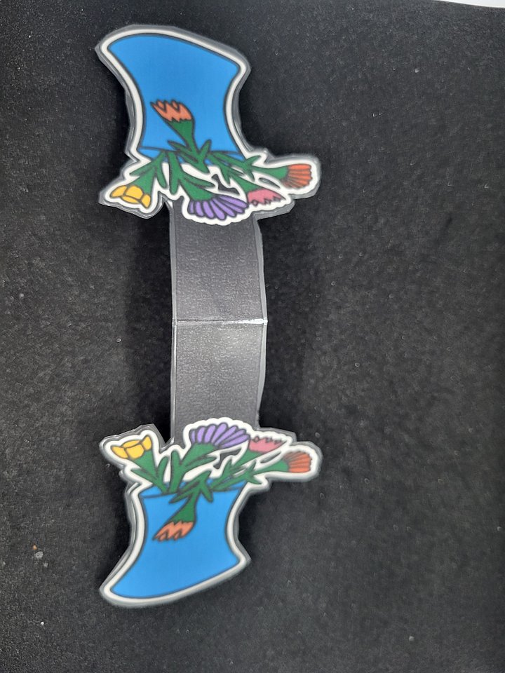 Cute Cartoon Vase of Flowers Magnetic Bookmark – 3.5" product image (2)
