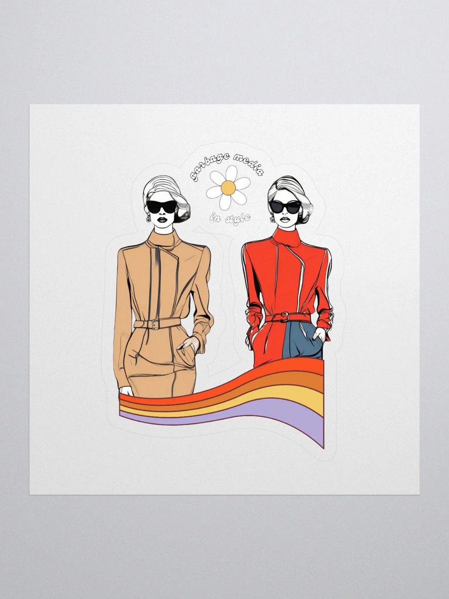 Garbage Media In Style Sticker product image (1)