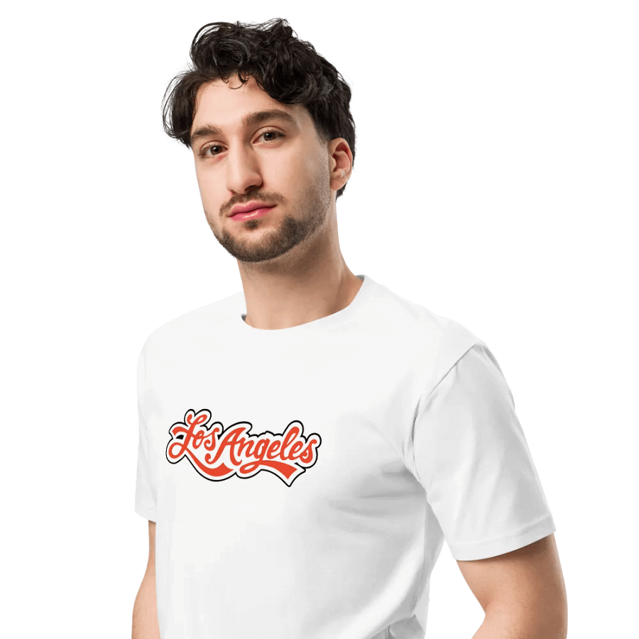 Elegant Los Angeles Script Logo T-Shirt product image (7)