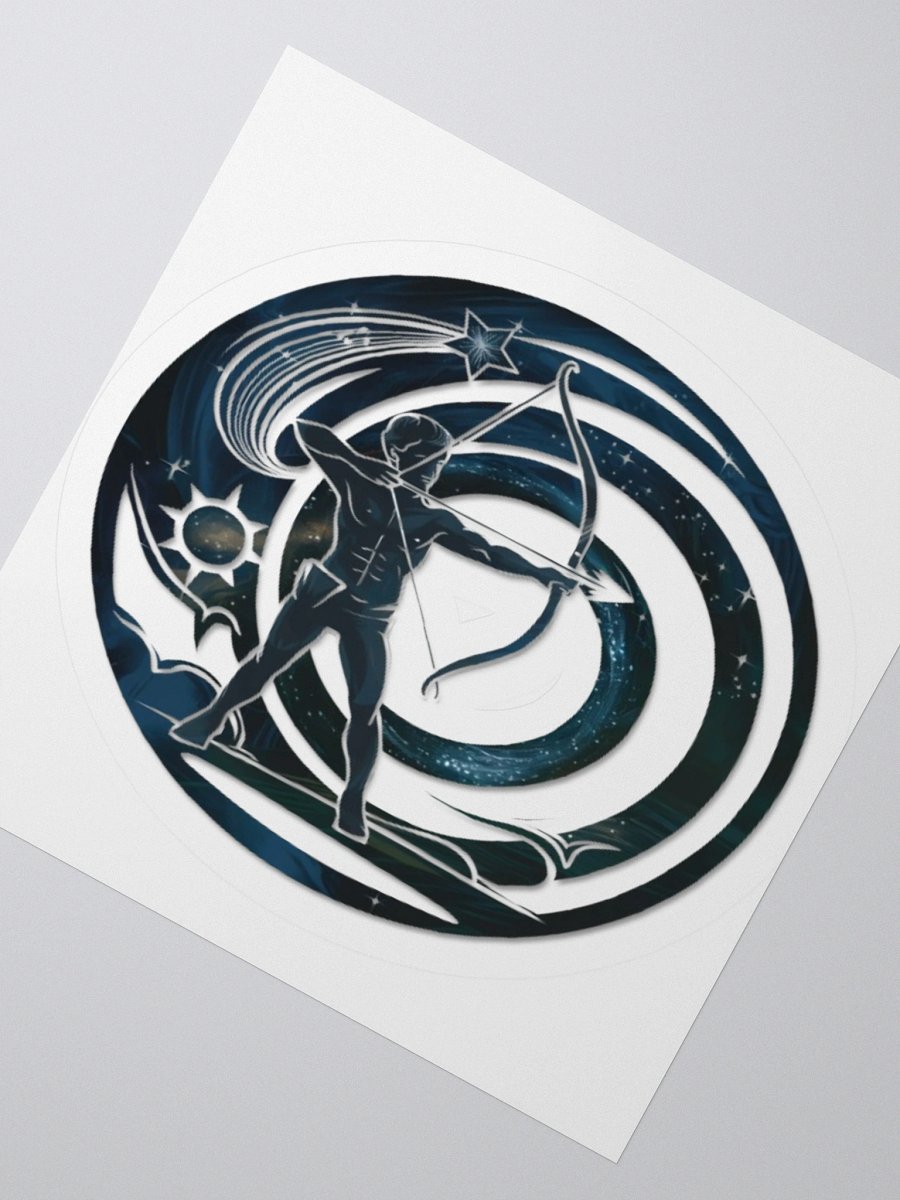 Exclusive Sagittarius Zodiac Sticker: Centaur Archer in Cosmic Twilight - Perfect for Astrology Fans and Unique Gifts! product image (2)