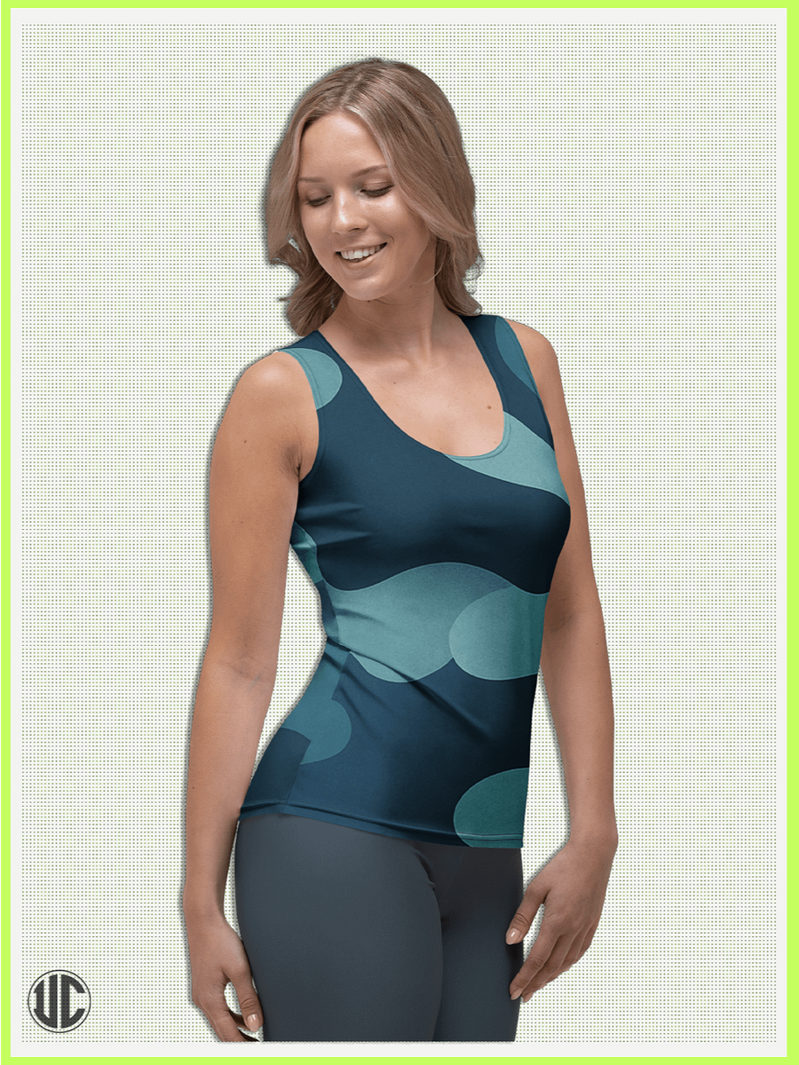 Zahra’s Ocean Wave Camo – Women’s Tank Top product image (3)