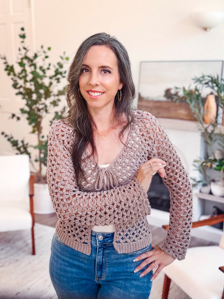 Circle Leaf Crochet Pattern Collection | 3 Garments + 2 Bonus Pattern | Size Inclusive XS-5X | 2 Guides Included product image (4)