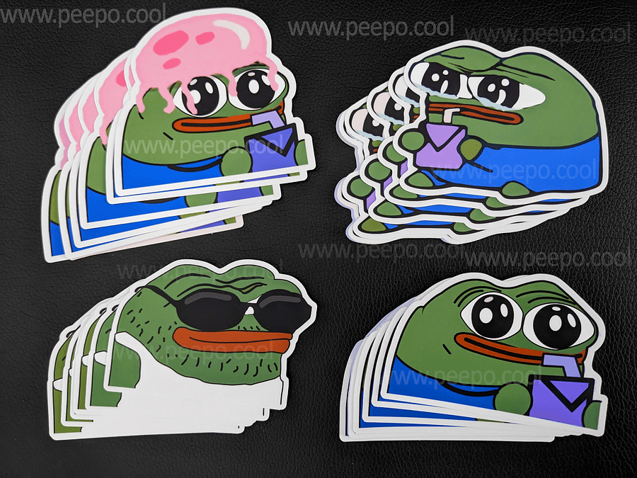 "SIPPER" PEPE STICKERS PACK product image (5)