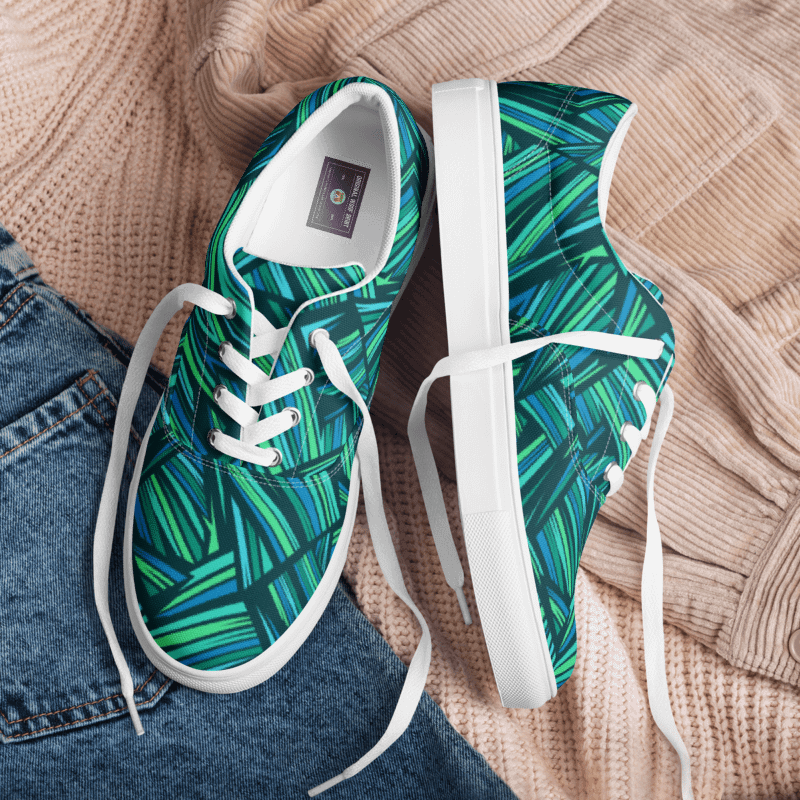 Aqua Angles | Men's Lace-Up Canvas Shoes product image (4)