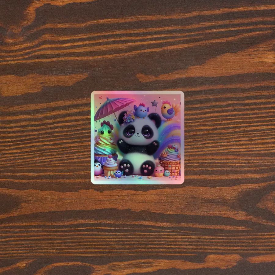 Cute Panda Sticker product image (5)