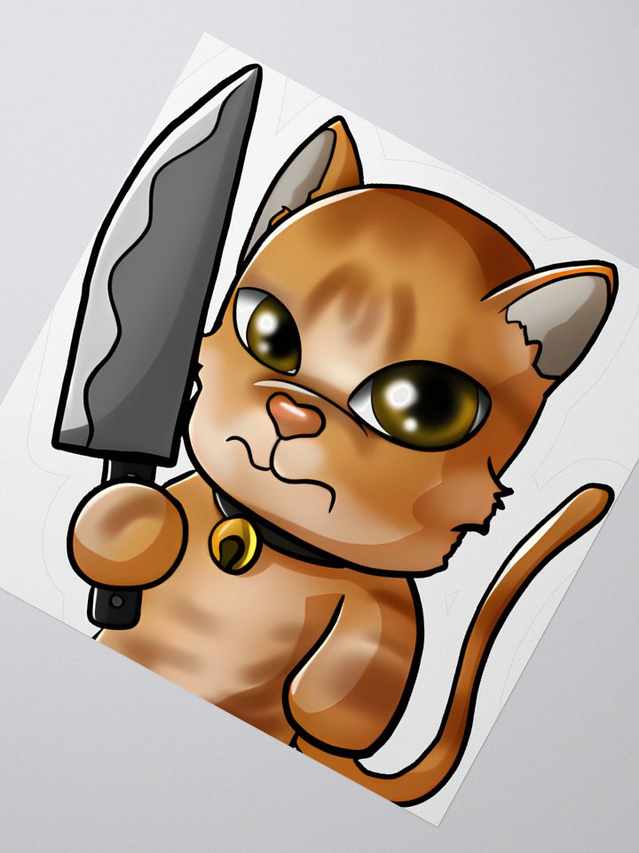 "Ember Grrrrr" Kiss Cut Sticker product image (2)