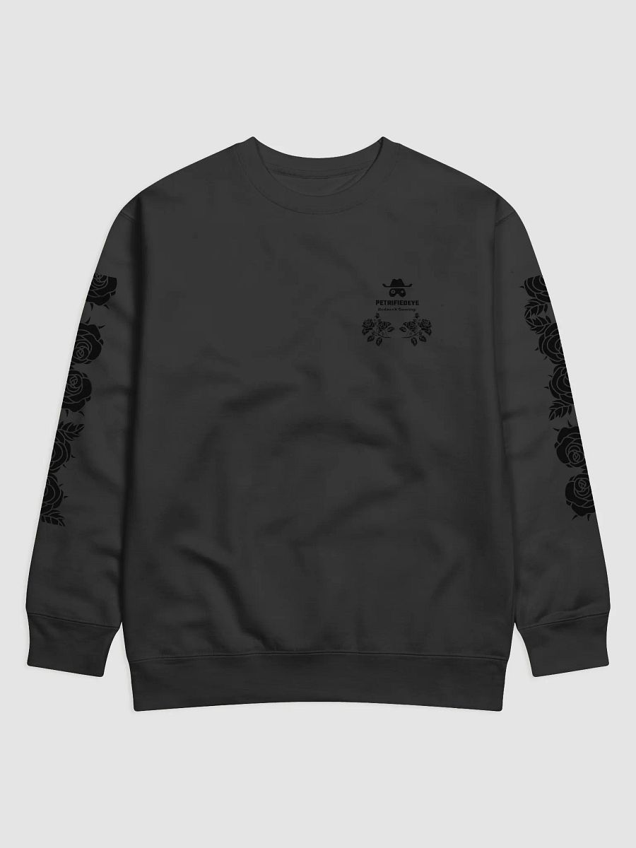 Petrifiedeye Black Red Spanish Rose Mural long sleeve shirt product image (1)
