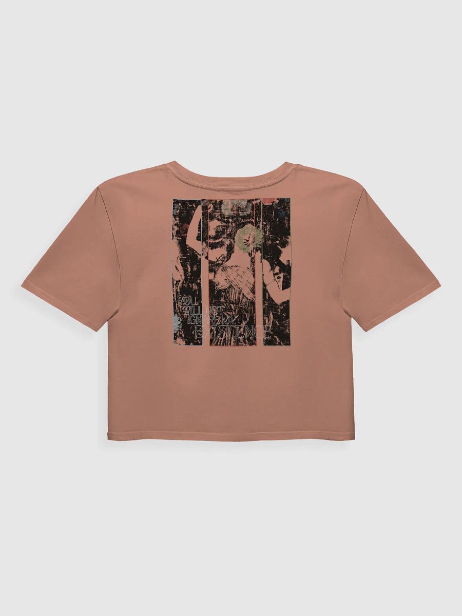 You Will Not Ignore My Existence // Pride 2025 Crop Tee product image (2)