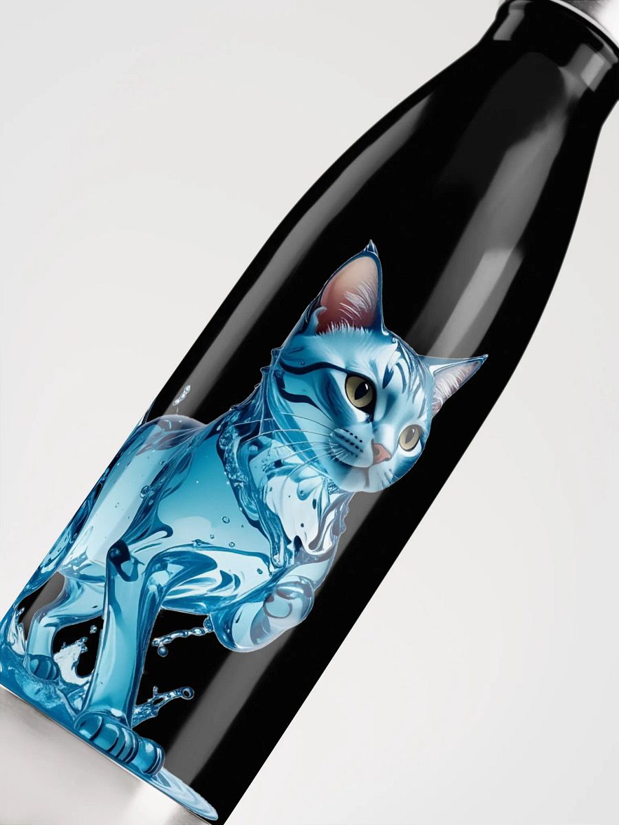 Water Cat #2 Stainless Steel Water Bottle product image (5)
