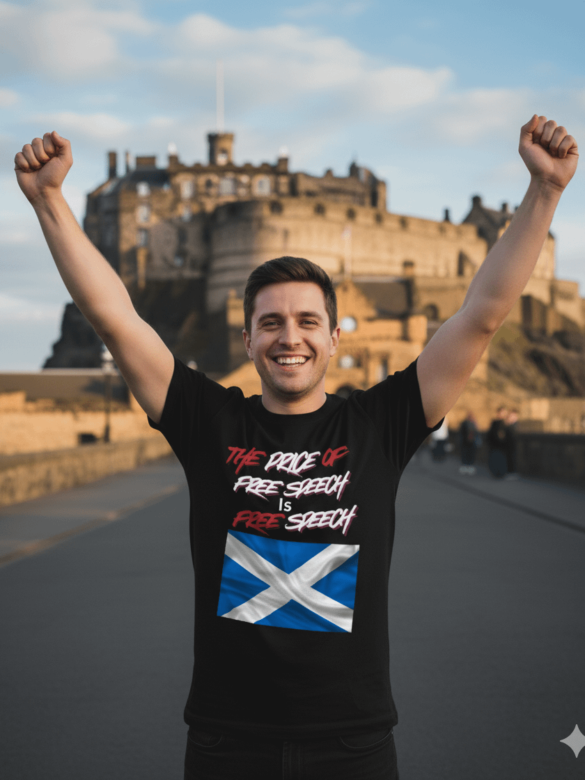 Scottish Free Speech Flag T-Shirt product image (1)