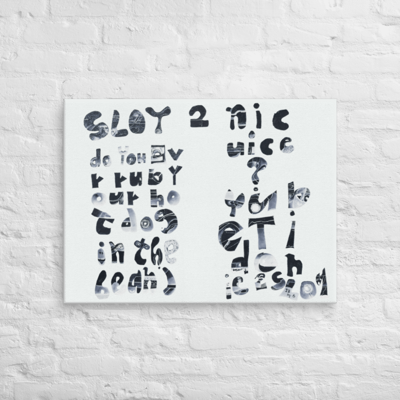 That's Life on Canvas (24" x 32") product image (2)