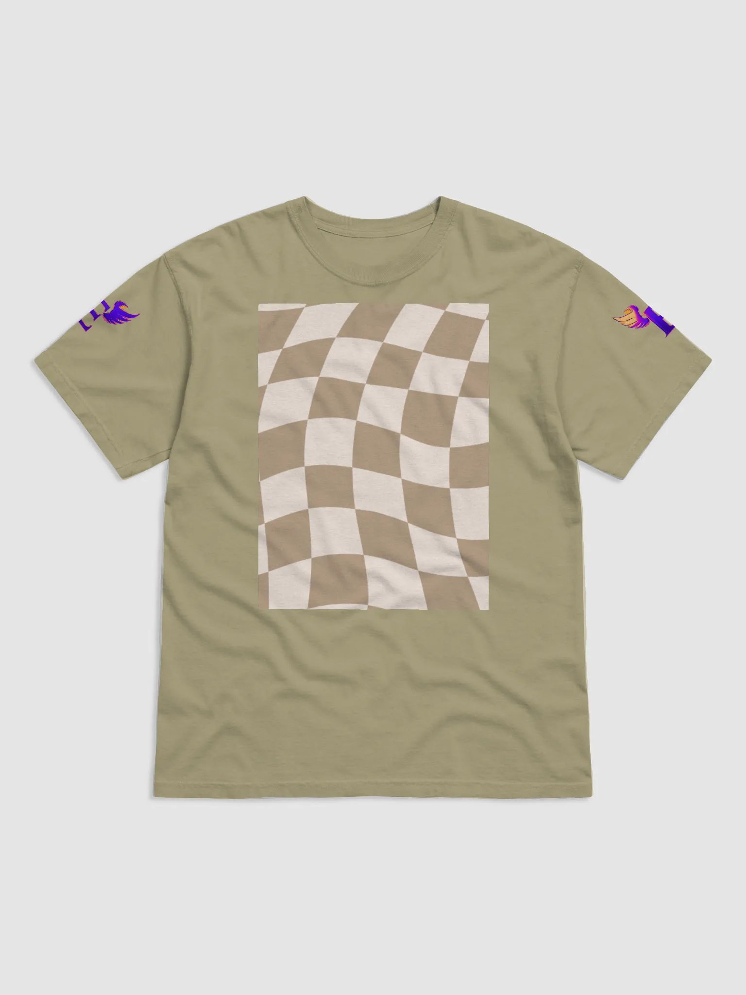 Brown preppy area t-shirt product image (2)