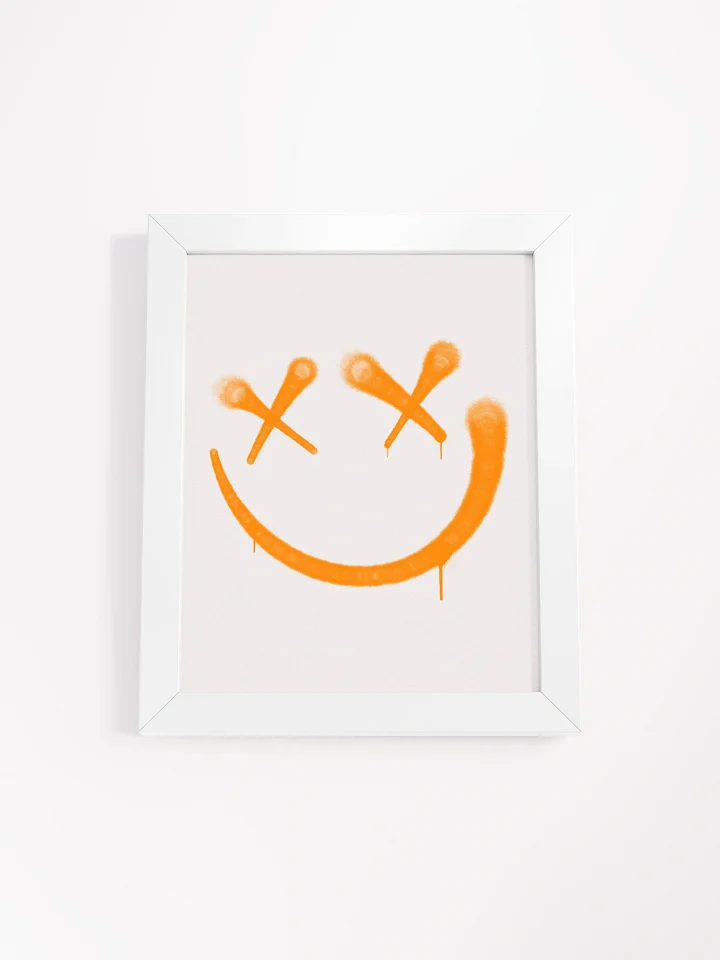 Graffiti Smile Framed Poster product image (1)