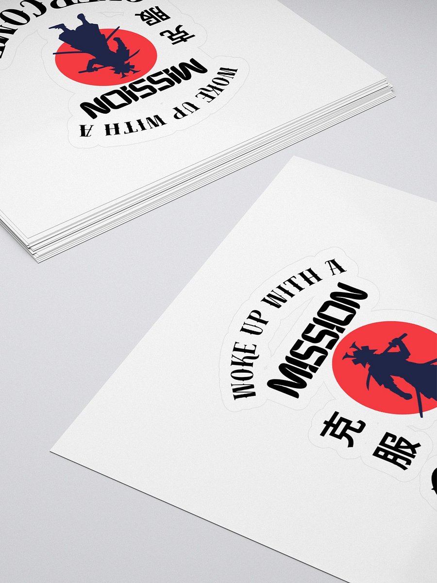 Woke Up With Mission - Samurai - Overcome - Alt - Sticker product image (4)