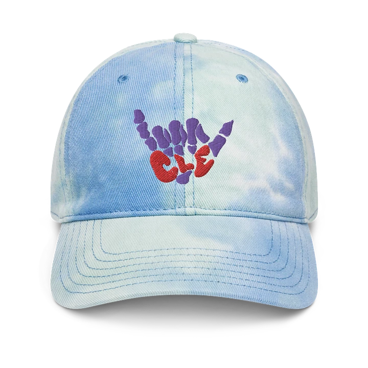 Suns Out, Bones Out Tie-Dye Hat (Purple/Red) product image (1)
