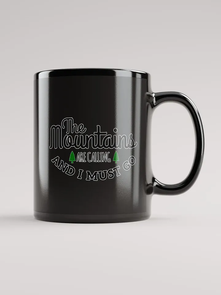 Mountain Calling Black Coffee Mug product image (1)