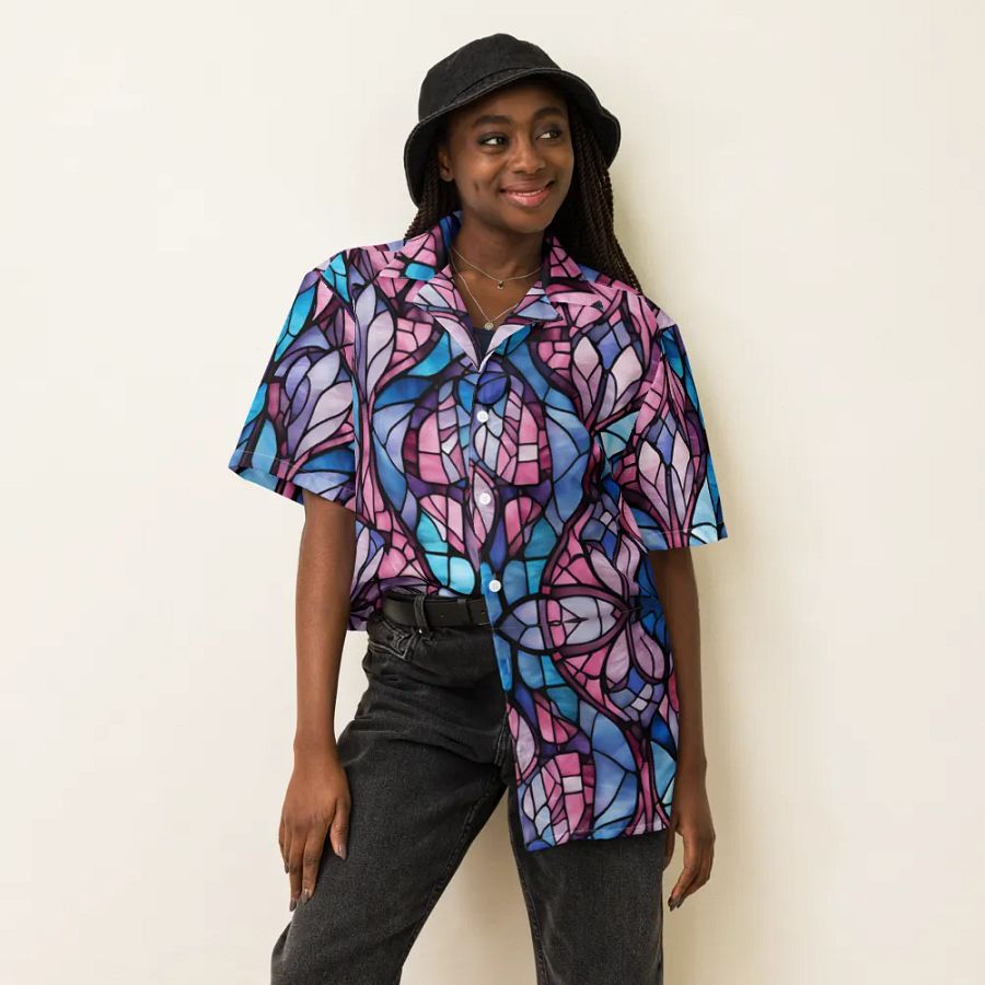 Symmetrical Serenity Hawaiian Shirt product image (6)