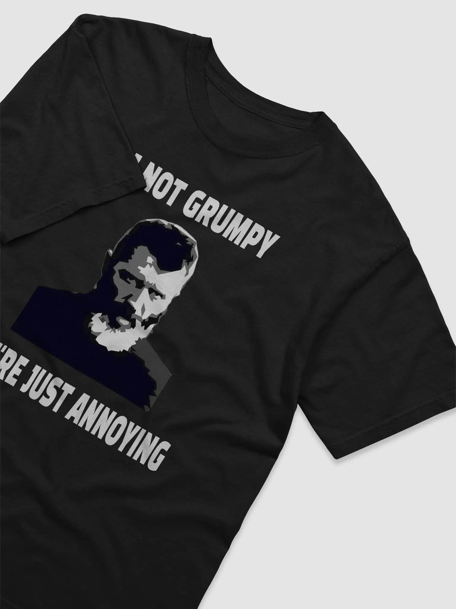 Grumpy T-shirt (Black) product image (2)