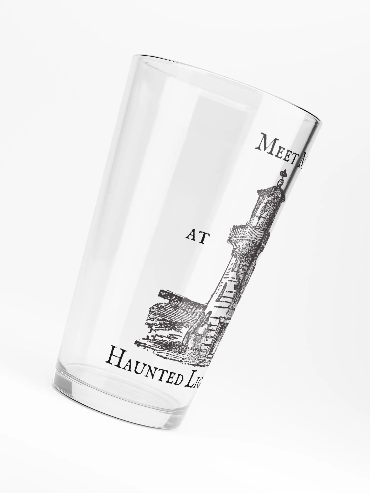 Haunted Lighthouse Elegance Shaker Pint Glass product image (6)