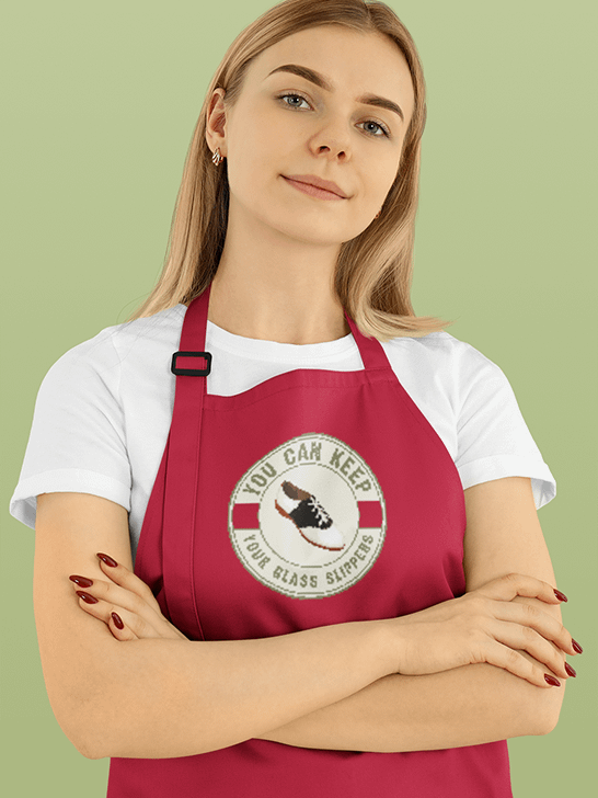 Keep Your Glass Slippers • Cotton Twill Apron product image (1)