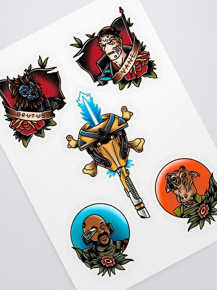 Pirate Crew Flash - Sticker Sheet product image (1)