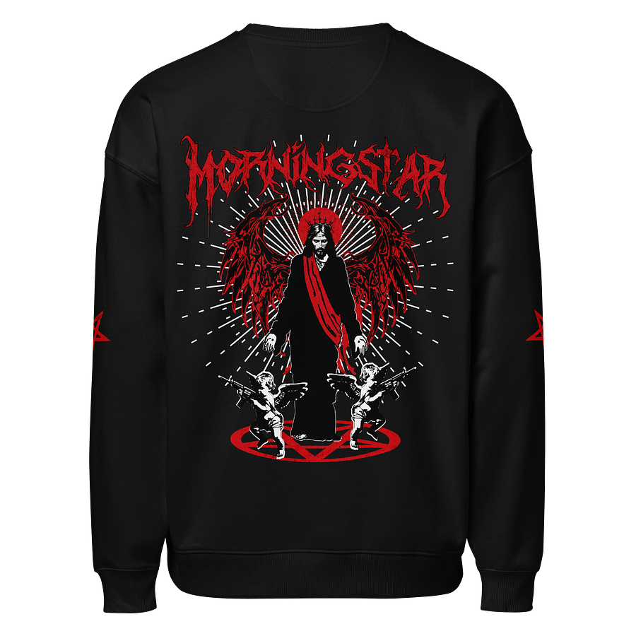 Morningstar All-Over Print Unisex Oversized Sweatshirt product image (2)