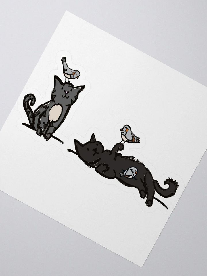 Birb Friends // Kiss Cut Sticker product image (4)