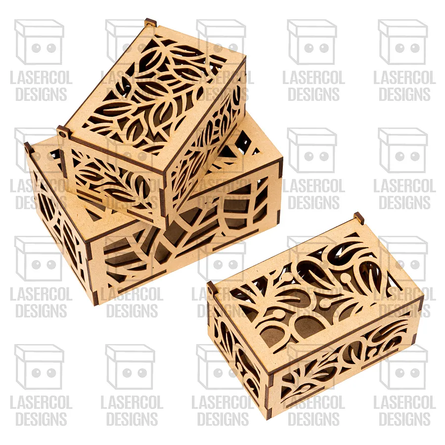 10 Boxes Set 2 (2 Sizes) - Laser Cut Files product image (5)