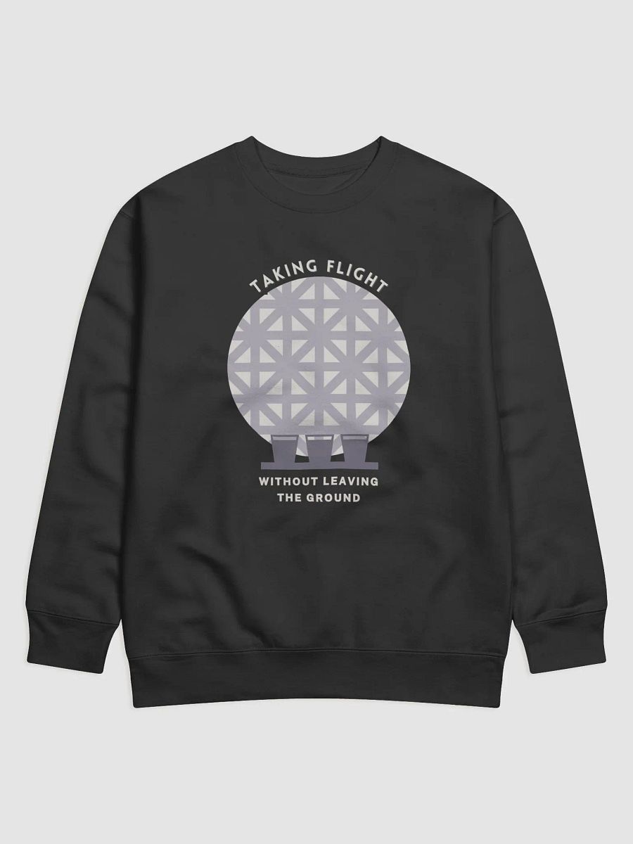 Drinking Around the World Disney: EPCOT Ball Flight Crew Neck Sweatshirt – Gray on Dark product image (1)