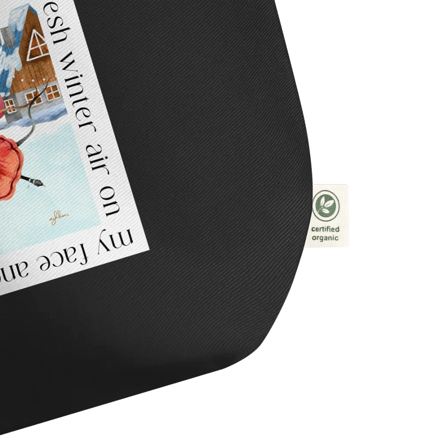 Warm Winter Embrace Eco Tote Bag - Large product image (2)